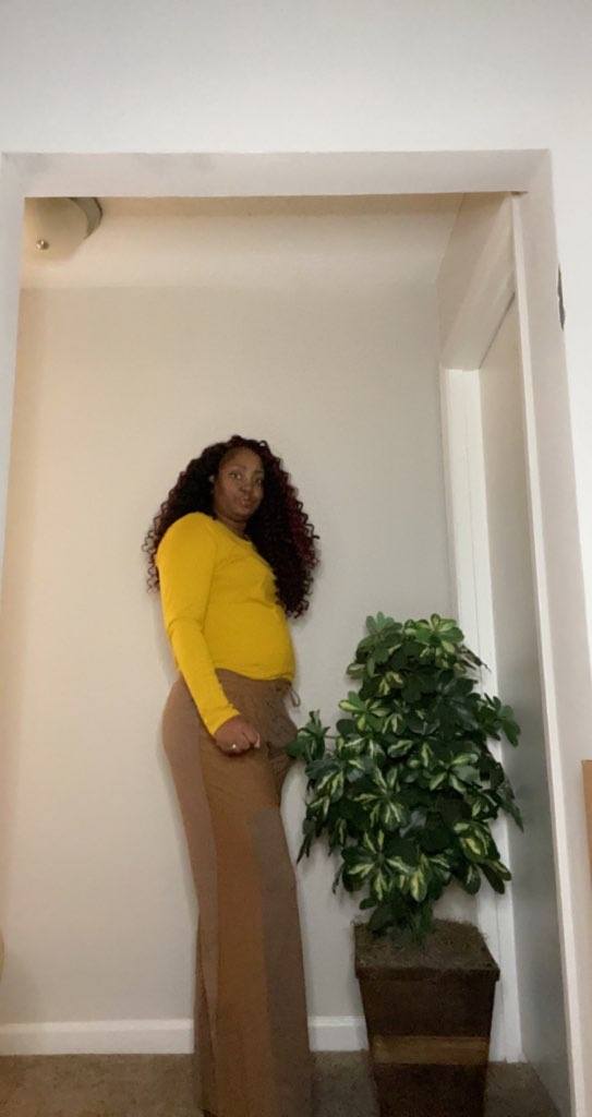 Deep camel pants