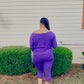 Boat-Neck Top & Clam Digger Pants